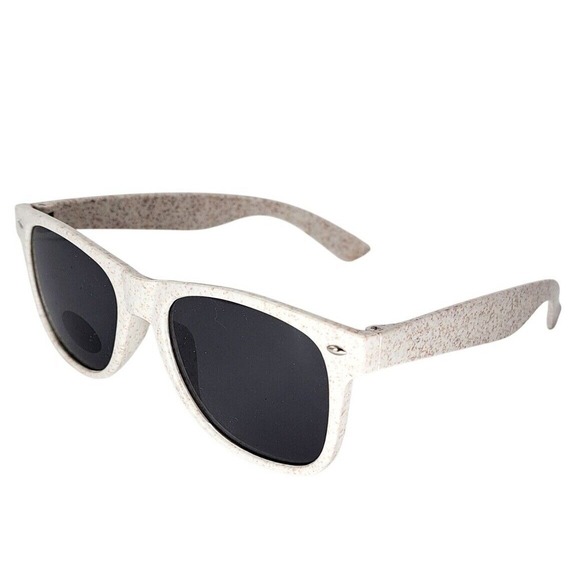 Bayware Sunglasses Unisex One Size‎ Speckled Off White Classic UV Eye Protection - Picture 1 of 5